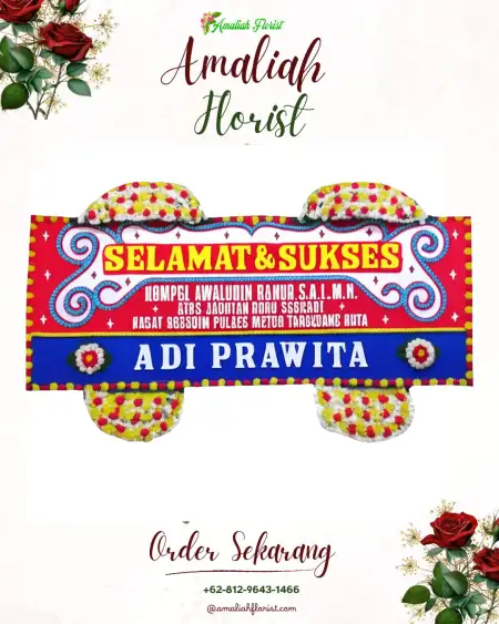 Papan Bunga Ucapan Selamat Purwomartani
