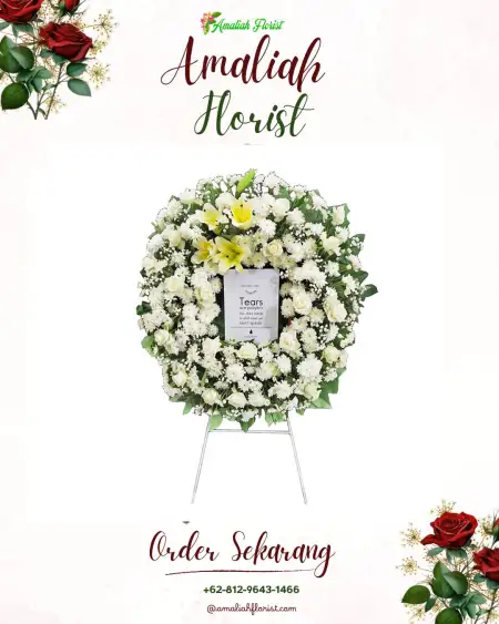 Krans Bunga Duka Purwomartani